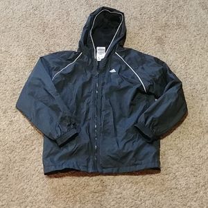 Adidas Black Girls Hooded Jacket